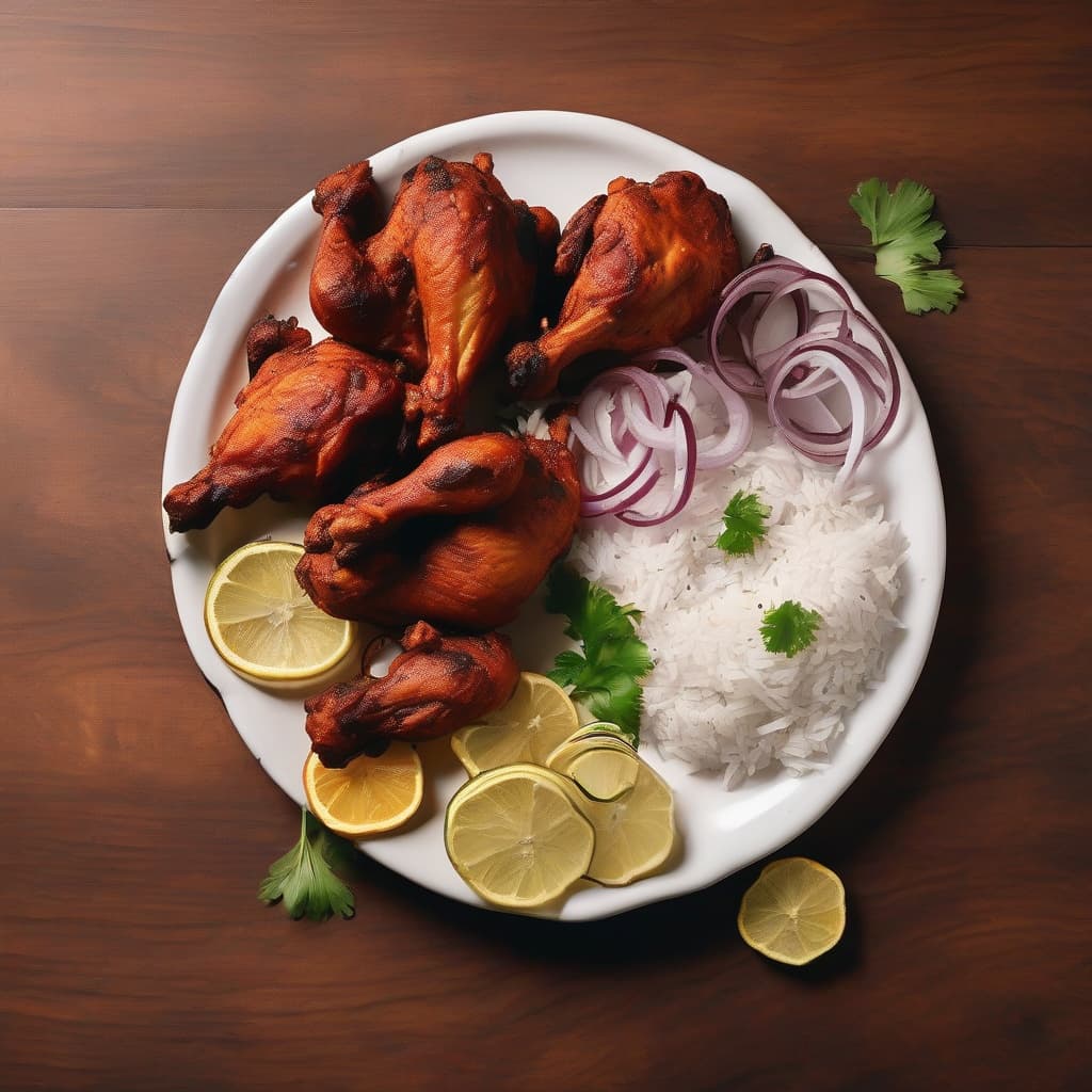 Tandoori Chicken With Bones