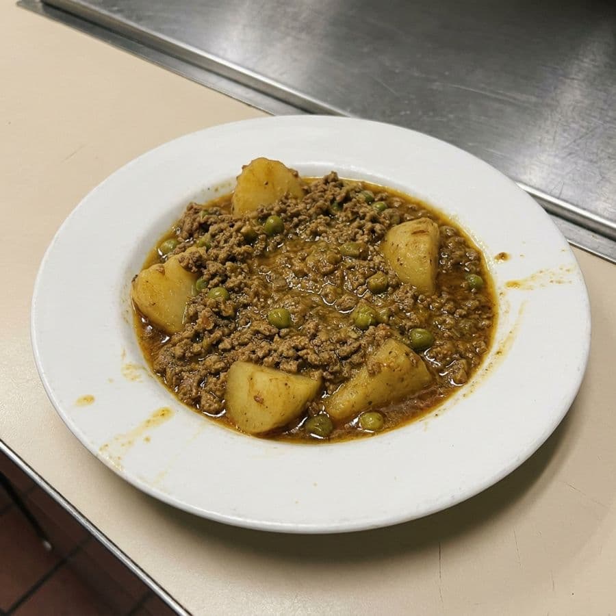 Aloo Qeema